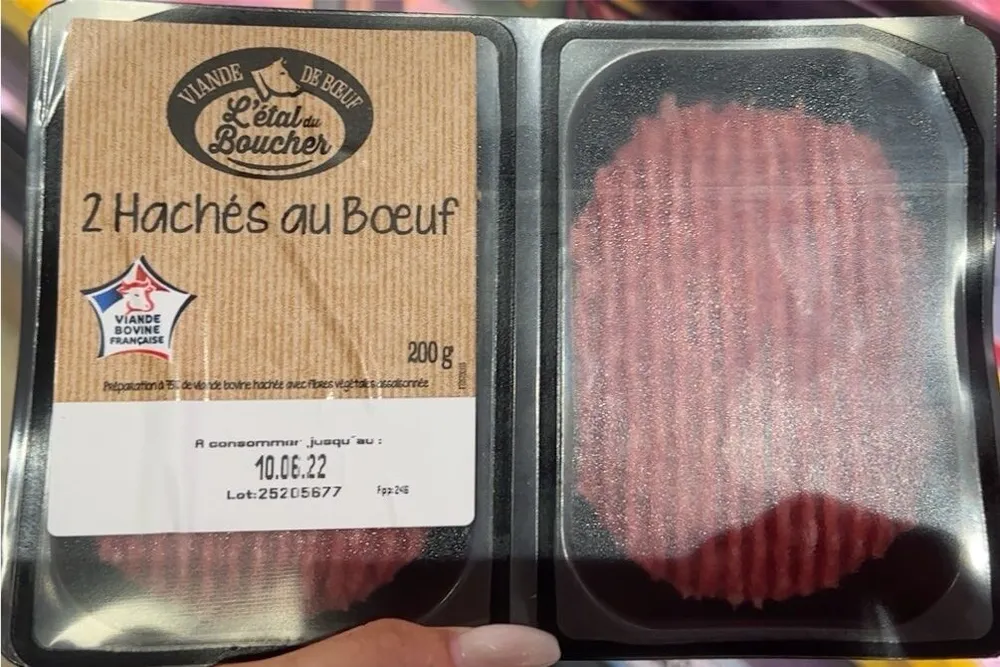 2 haché au boeuf