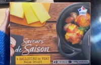 4 ballotins de veau façon orloff
