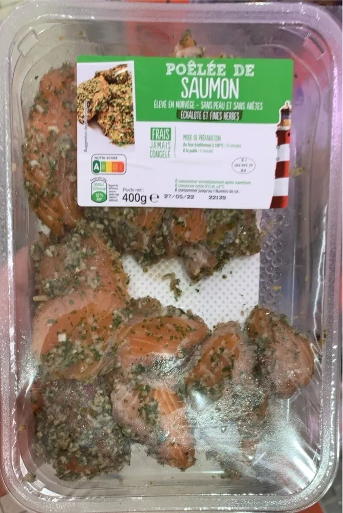 Poêlée de saumon