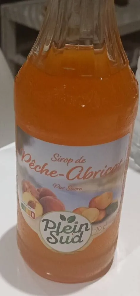 Sirop  de pêche abricot
