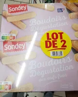 Boudoirs dégustation aux œufs frais