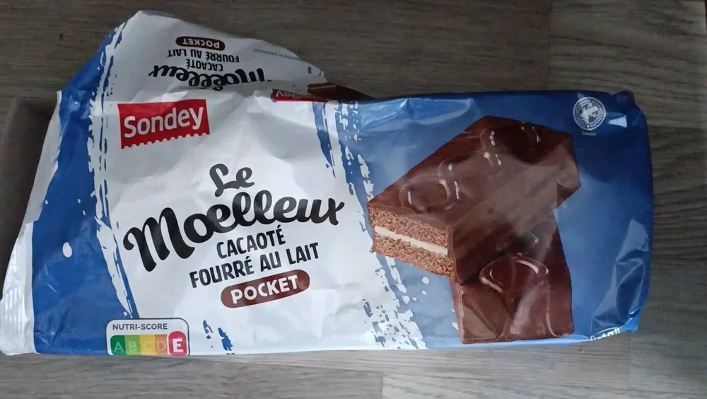 Le moelleux cacaoté fourré au lait