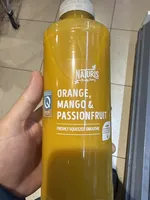 Smoothie sinaasappel mango passievrucht