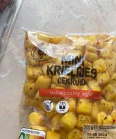 mini krieltjes gekruid indian curry