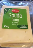 Gouda jung in Scheiben 48 % Fett i.Tr.