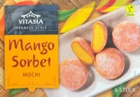 Mochi mango sorbet