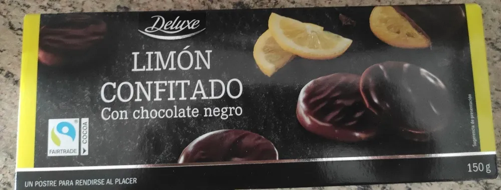 Candied Lemon Sliced in dark chocolate