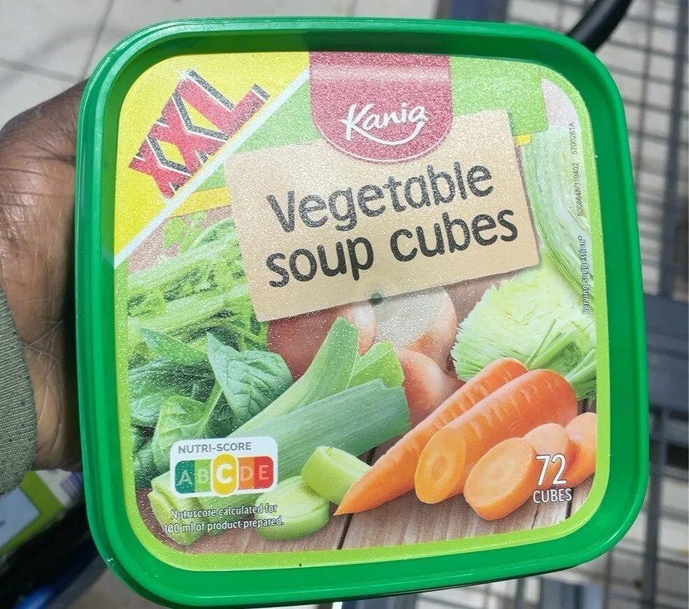 Vegetable soup cubes