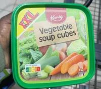 Vegetable soup cubes