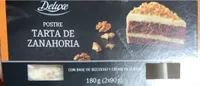 Postre tarta de zanahoria