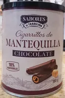 Cigarrillos de mantequilla chocolate