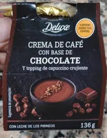CREMA DE CAFÉ CON BASE DE CHOCOLATE