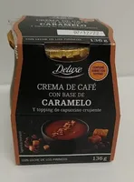 Crema de café con base de caramelo