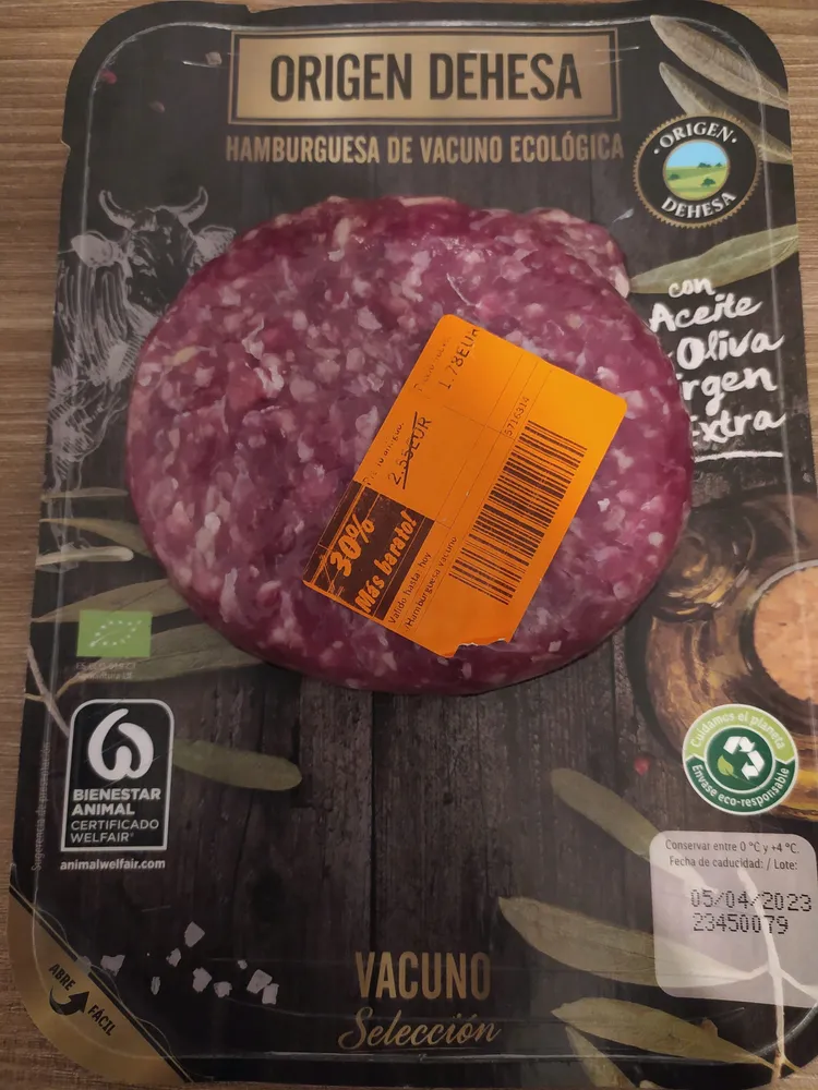 Hamburguesa de Vacuni Exologica