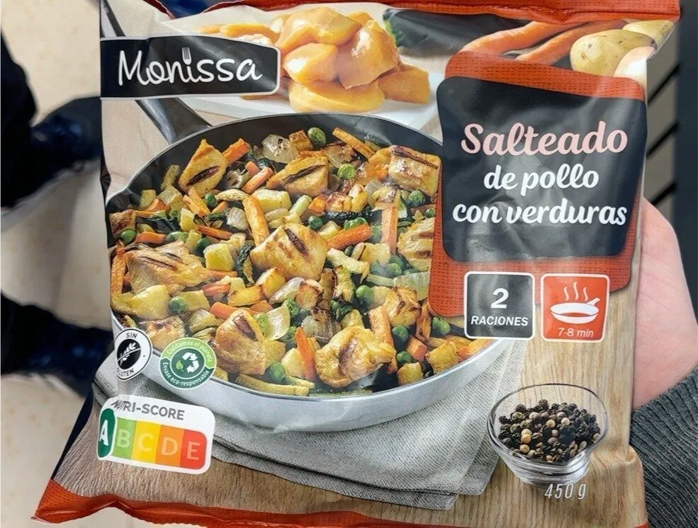 Salteado pollo y verdura