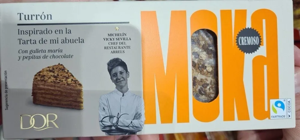 Turrón moka cremoso