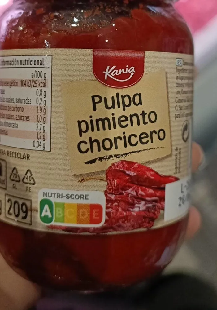 Pulpa pimiento choricero