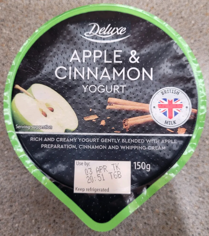 Deluxe Apple and cinnamon yogurt