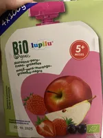 Manzana-pera-fresa-grosellas maçã-pera-morango-groselha-negra