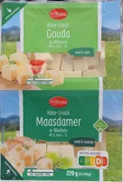 Käsesnack - Gouda & Maasdamer in Würfeln