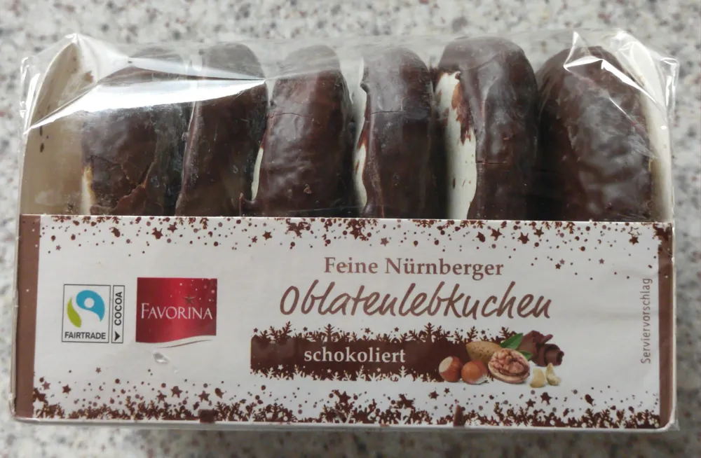 Feine Nürnberger Oblatenlebkuchen