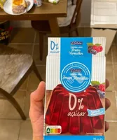Gelatina sabor Frutos Vermelhos 0% açúcar