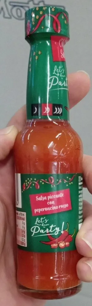 Salsa piccante con peperoncino rosso