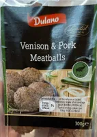 Venison pork metballs