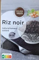 Riz noir naturellement coloré