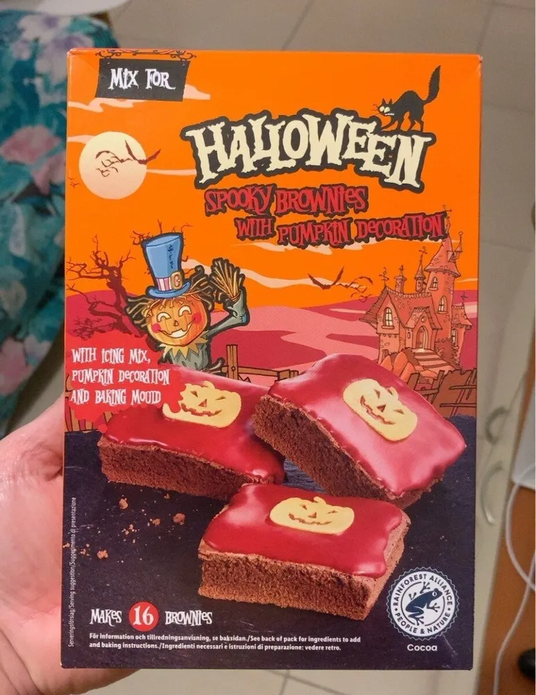 Halloween Spooky Brownies