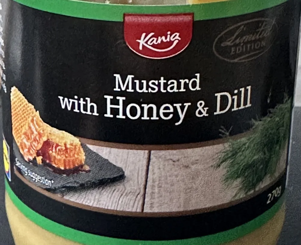Mustard with Honey & Dill