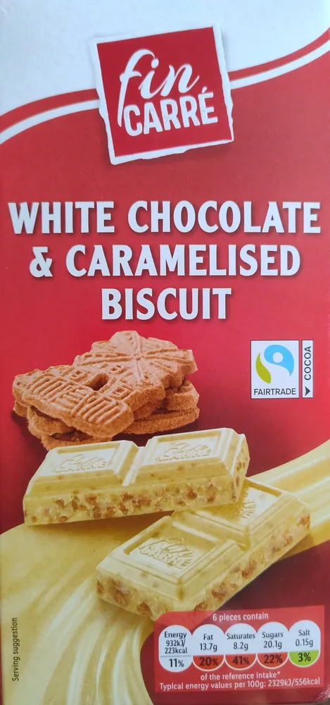 White Chocolate And Caramelised Biscuit