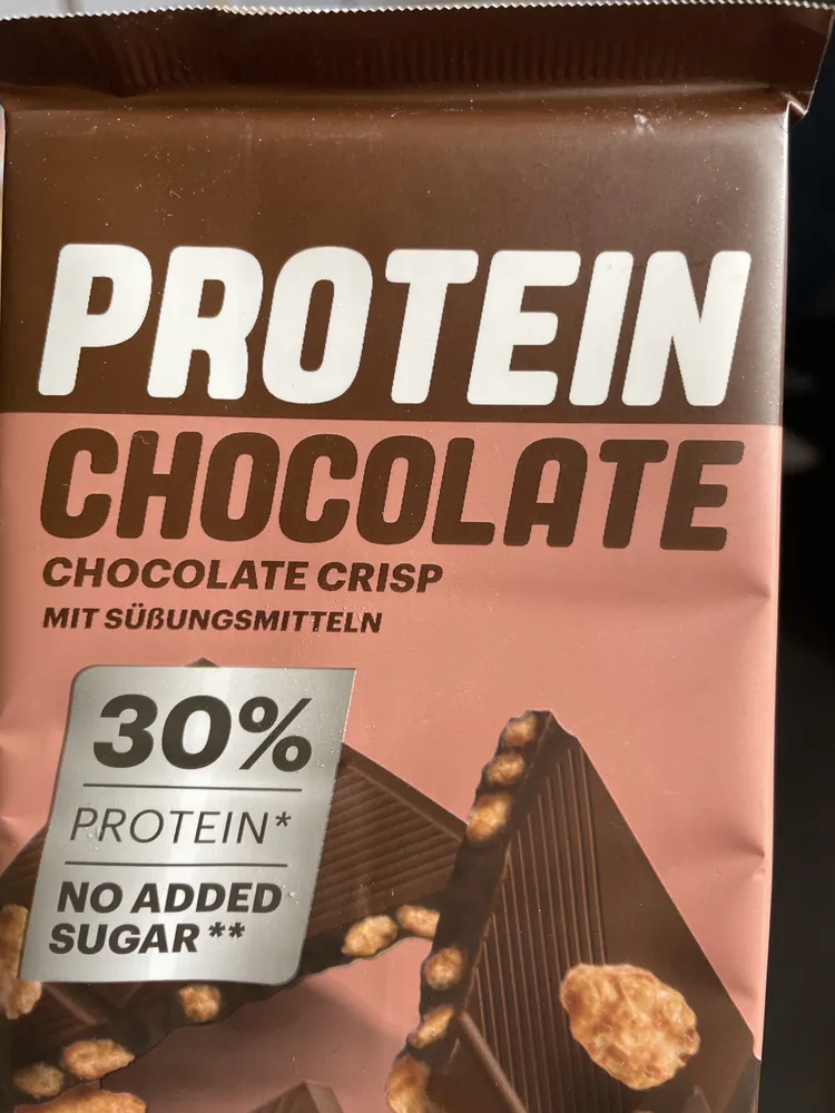CHOCOLATE CRISP MIT SÜBUNGSMITTELN