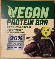 Vegan Protein Bar Cookies & Cream Geschmack