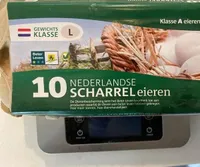 Witte Scharreleieren gewichtsklasse L