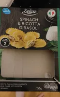 Spinach and ricotta girasoli