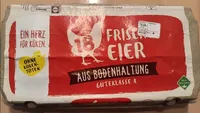 18 frische Eier Bodenhaltung