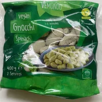Vegan gnocchi spinach