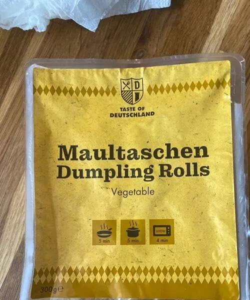 Maultaschen Dumping  Rolls Vegetable