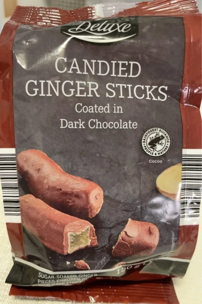 Candied ginger sticks