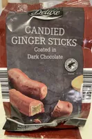 Candied ginger sticks