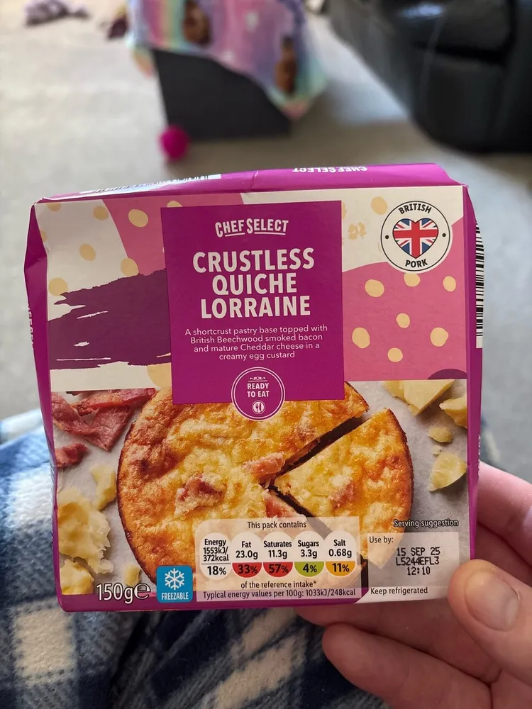 Crustless Quiche Lorraine