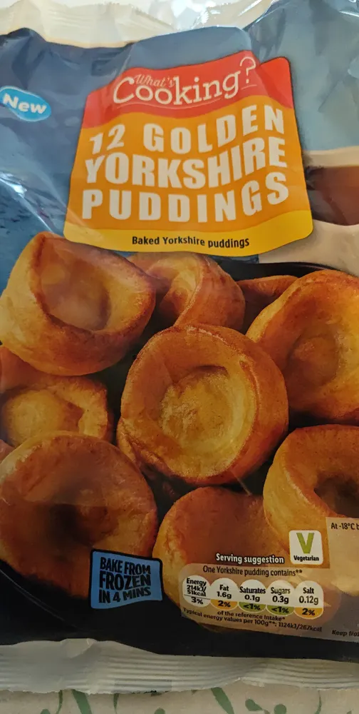 12 Golden Yorkshire Pudding