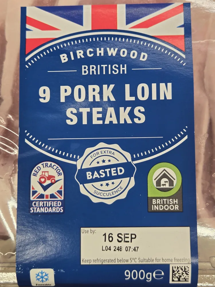 9 Pork Loin Steaks