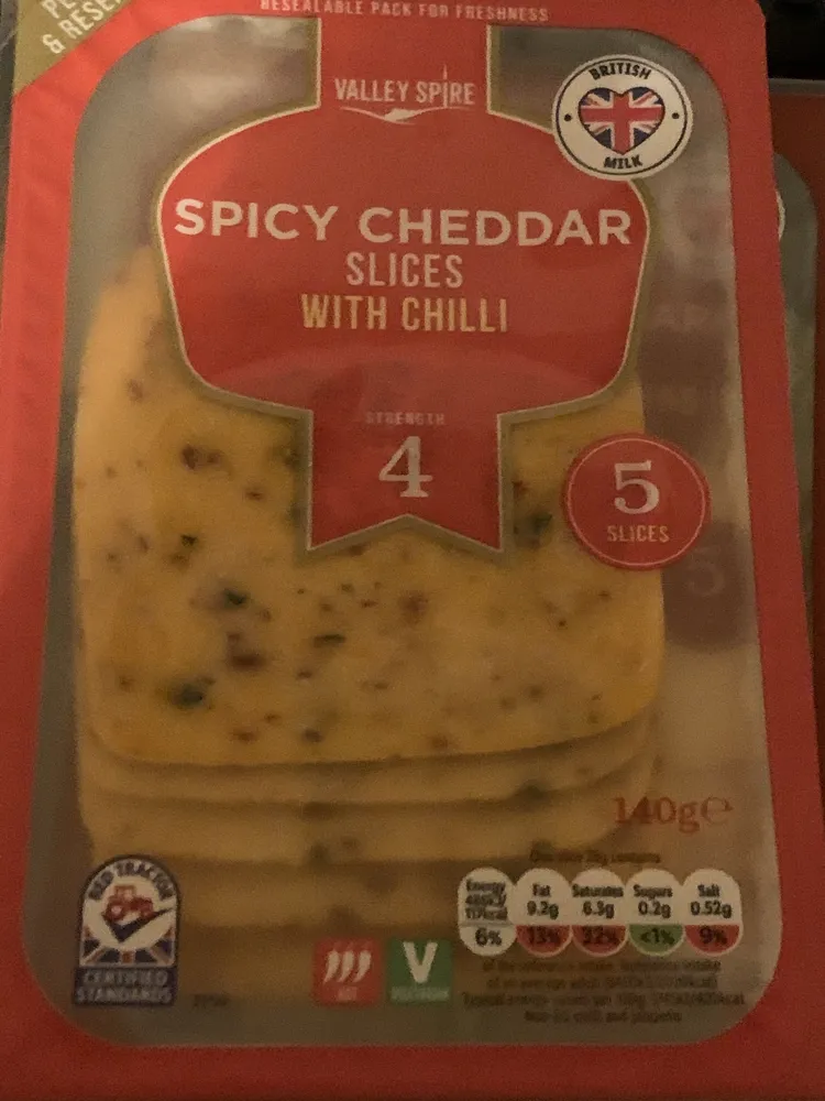 Spicy Cheddar Slices