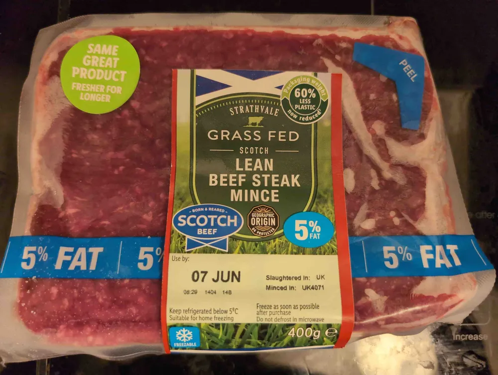 Grass Fed Lean Beef Steak Mince