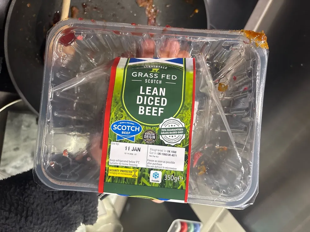 Lean Diced Beef
