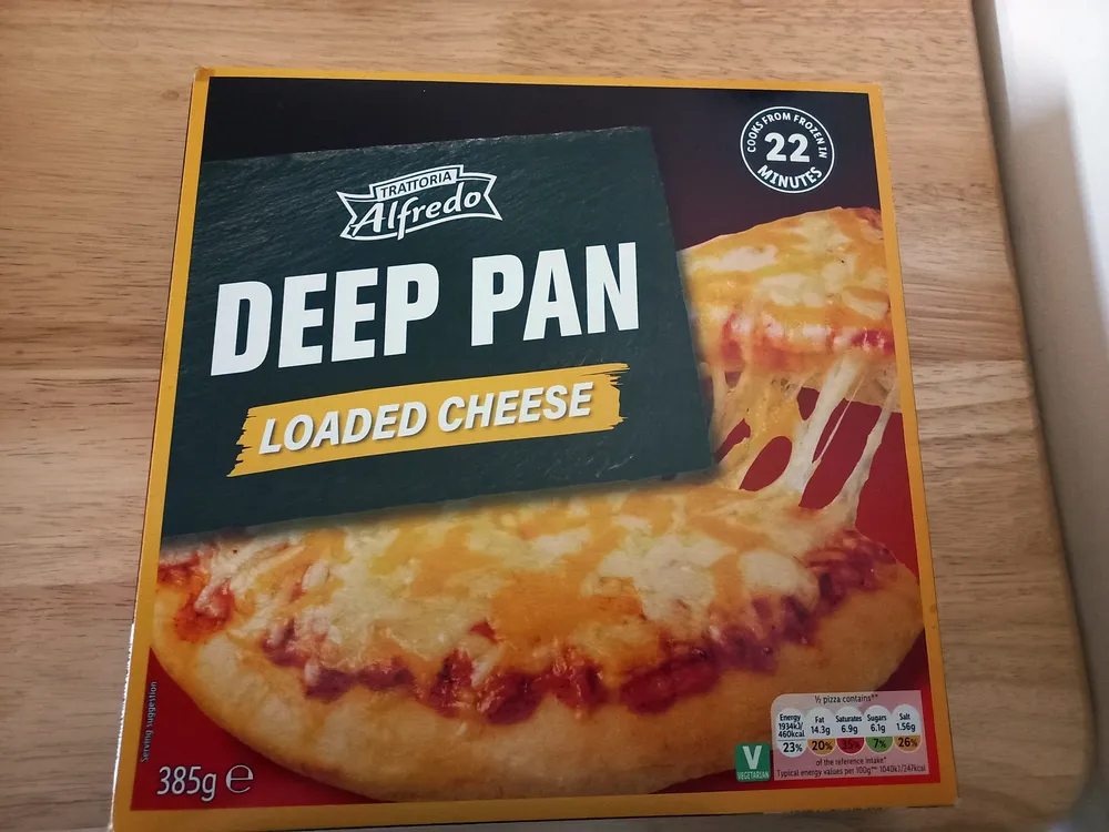Deep pan Loaded cheese