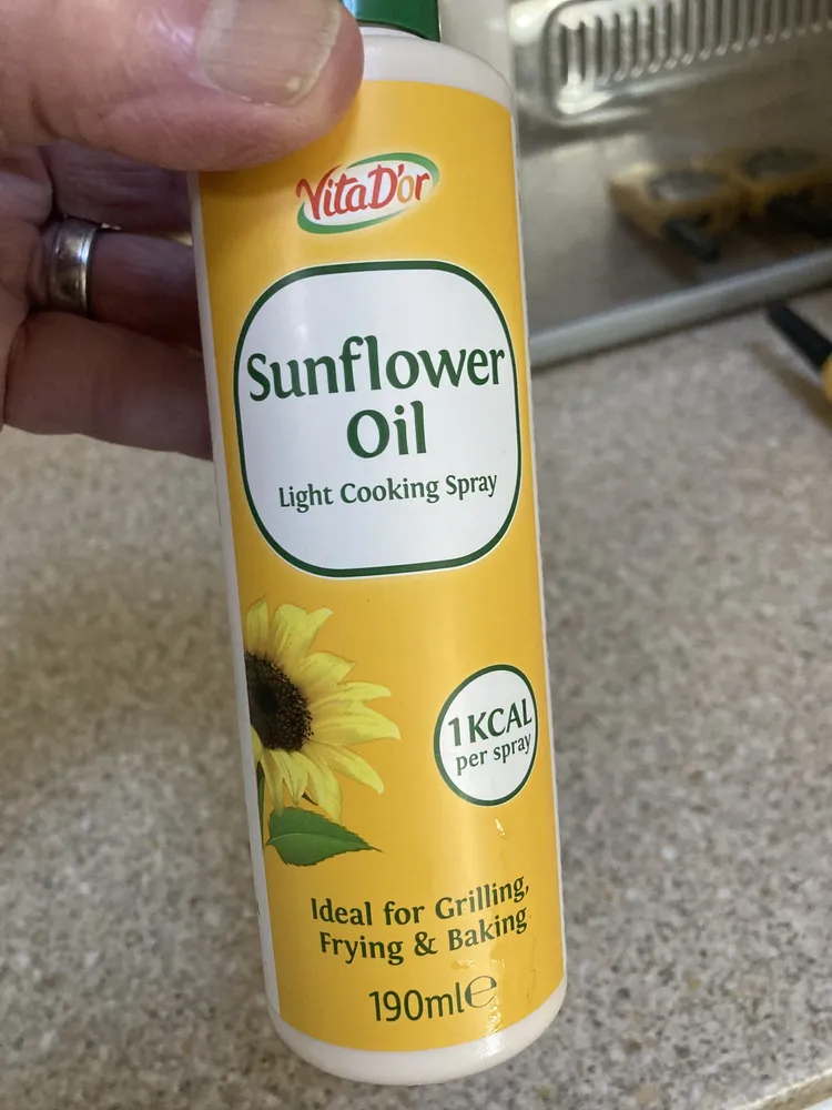 sunflower spray oil