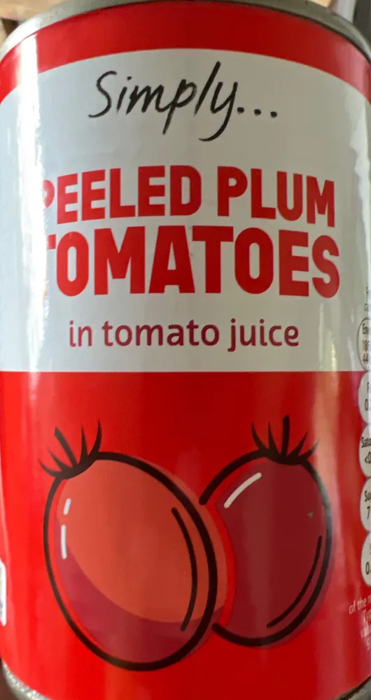 Peeled Plum Tomatoes